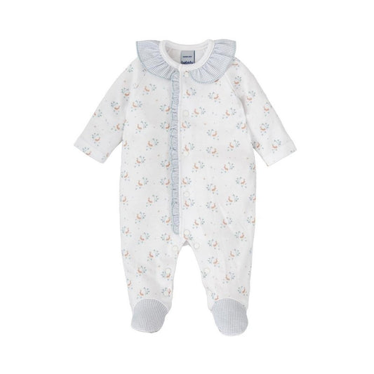 Pelele bebé cuello volante Pradera - Babidu