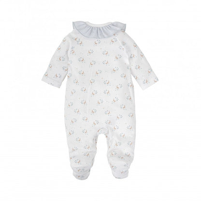 Pelele bebé cuello volante Pradera - Babidu