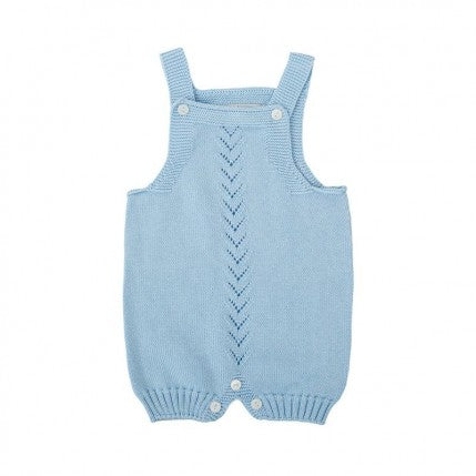 Pelele tirantes tricotosa celeste Viento – Babidu