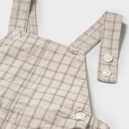 Peto corto cuadro lienzo niño Mayoral