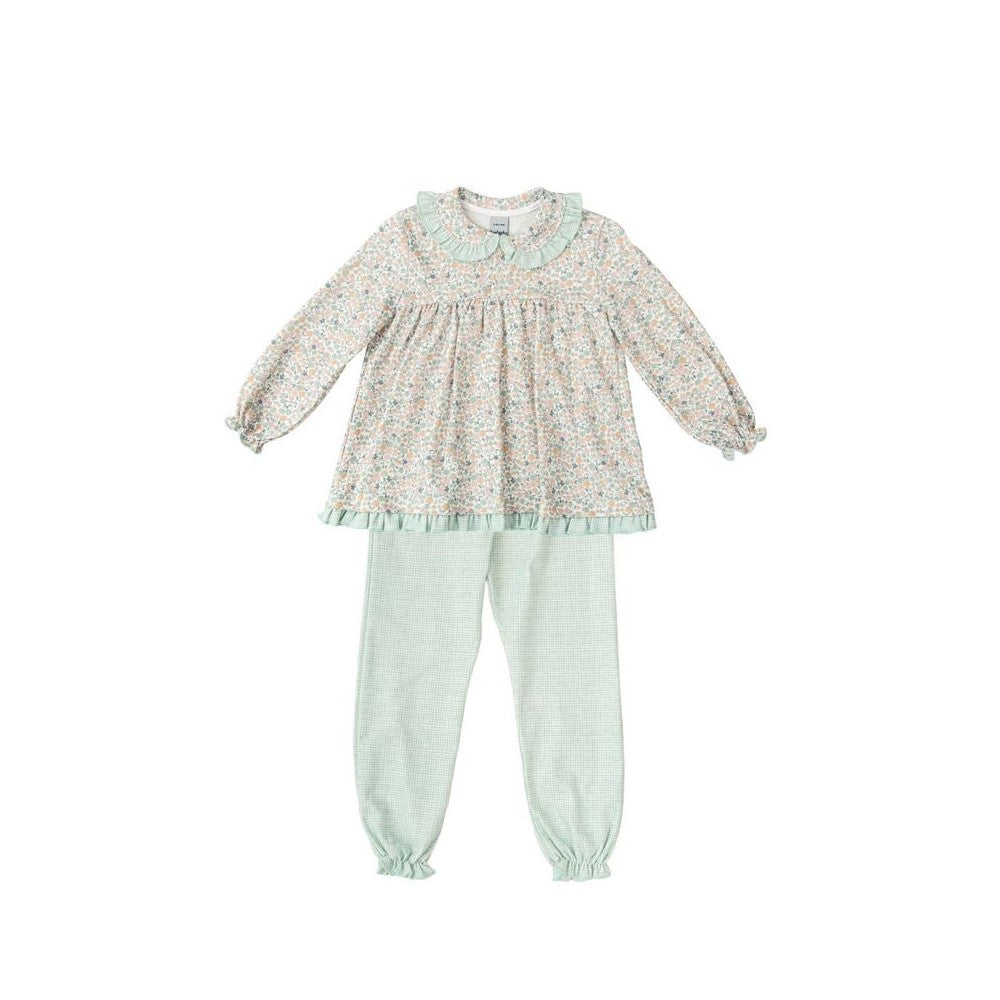 Pijama Con Volante Niña Bosco - Babidu