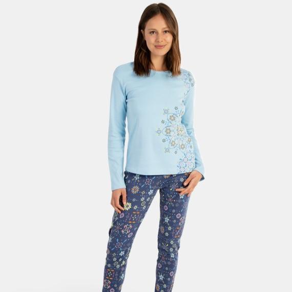 Pijama mandala celeste Massana