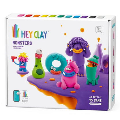 Plastilina interactiva Monstruos - Hey Clay
