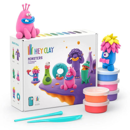 Plastilina interactiva Monstruos - Hey Clay