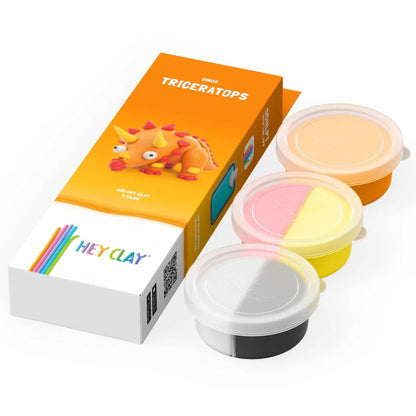 Plastilina interactiva Triceratops - Hey Clay