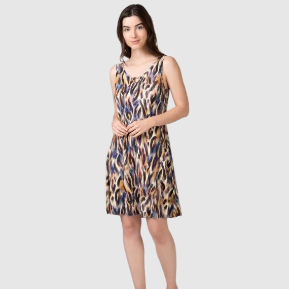 Vestido estampado Animal Print - Massana