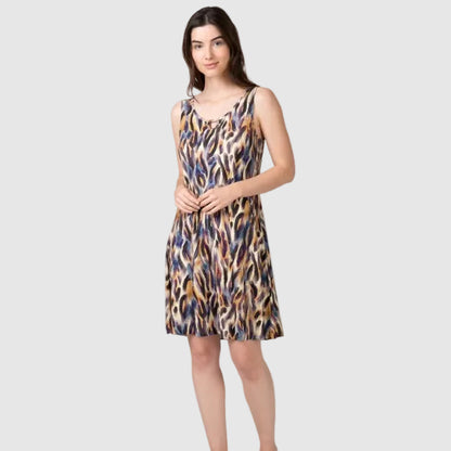 Vestido estampado Animal Print - Massana