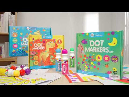 Set creativo con 6 marcadores de puntos  - Jarmelo