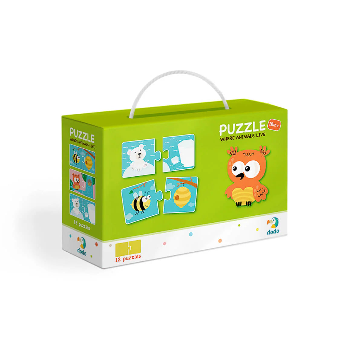 Puzzle Duo Dónde viven los animales - Dodo
