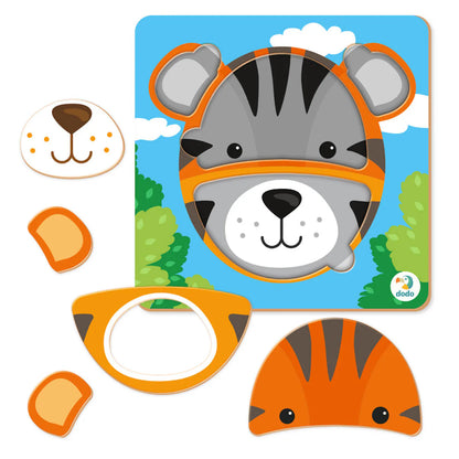 Puzzle encajable mini Tigre - Dodo