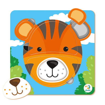 Puzzle encajable mini Tigre - Dodo