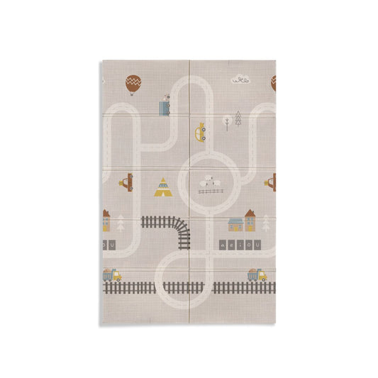 Alfombra de juegos bebé L Trendy Animal Grises - MS