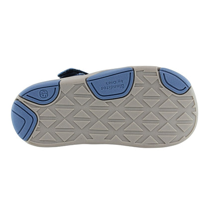 Sandalia deportiva barefoot Olimpo azul - Blanditos