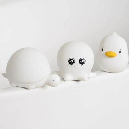 Set de 3 Mini Lámparas Agua: Tortuga, Patito y Pulpo - Rabbit & Friends