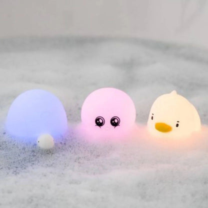 Set de 3 Mini Lámparas Agua: Tortuga, Patito y Pulpo - Rabbit & Friends