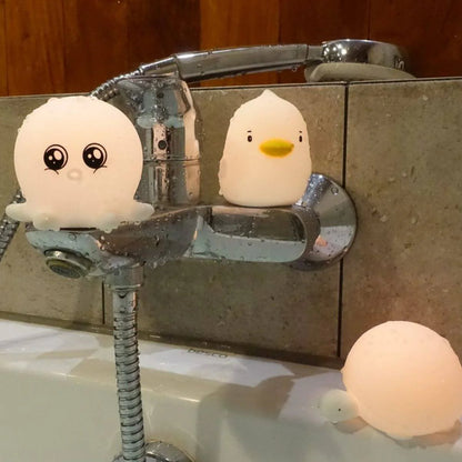 Set de 3 Mini Lámparas Agua: Tortuga, Patito y Pulpo - Rabbit & Friends