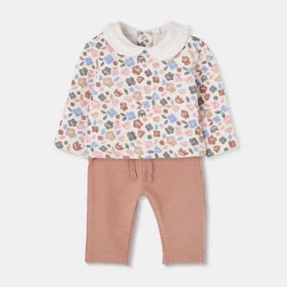 Conjunto Bebé Estampado Flores Rosa - Boboli