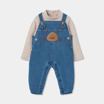 Conjunto Bebé Denim Oso - Boboli