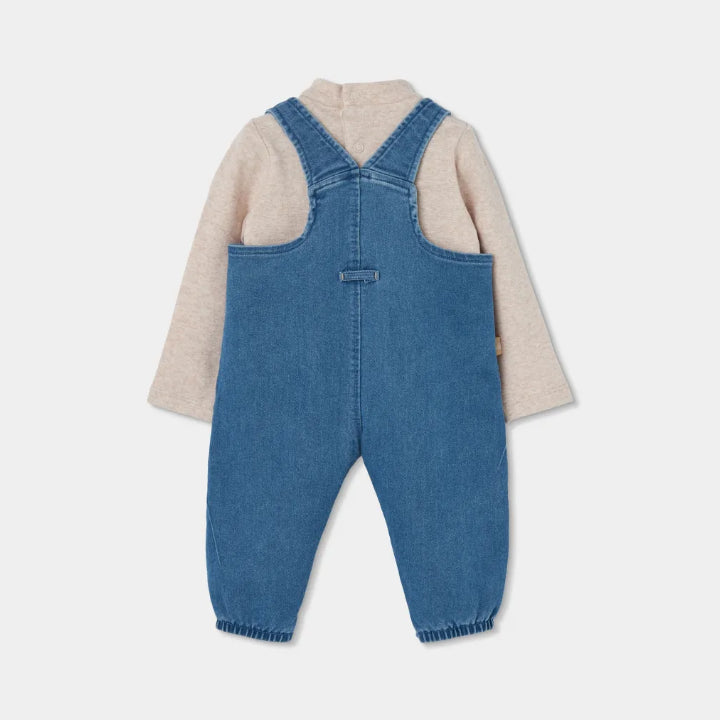 Conjunto Bebé Denim Oso - Boboli