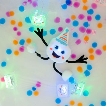 Set Party y 2 cubos con luz multicolor - GloPals