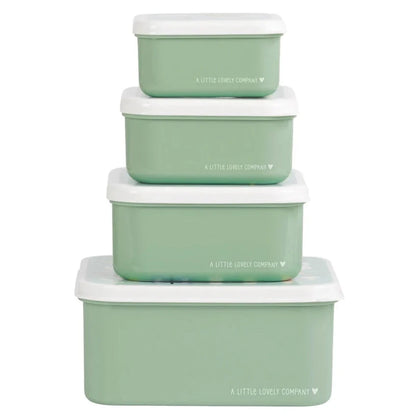 Set 4 cajitas almuerzo Joy - A Little Lovely Company