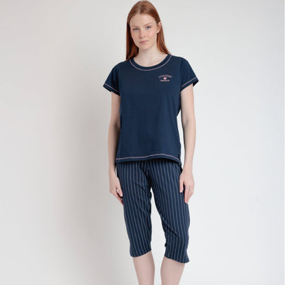 Pijama Manga Corta y pirata Loading Energy  - Admas