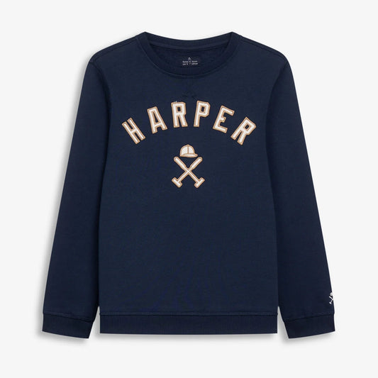 Sudadera New England Kids Navy Blue - Harper & Neyer