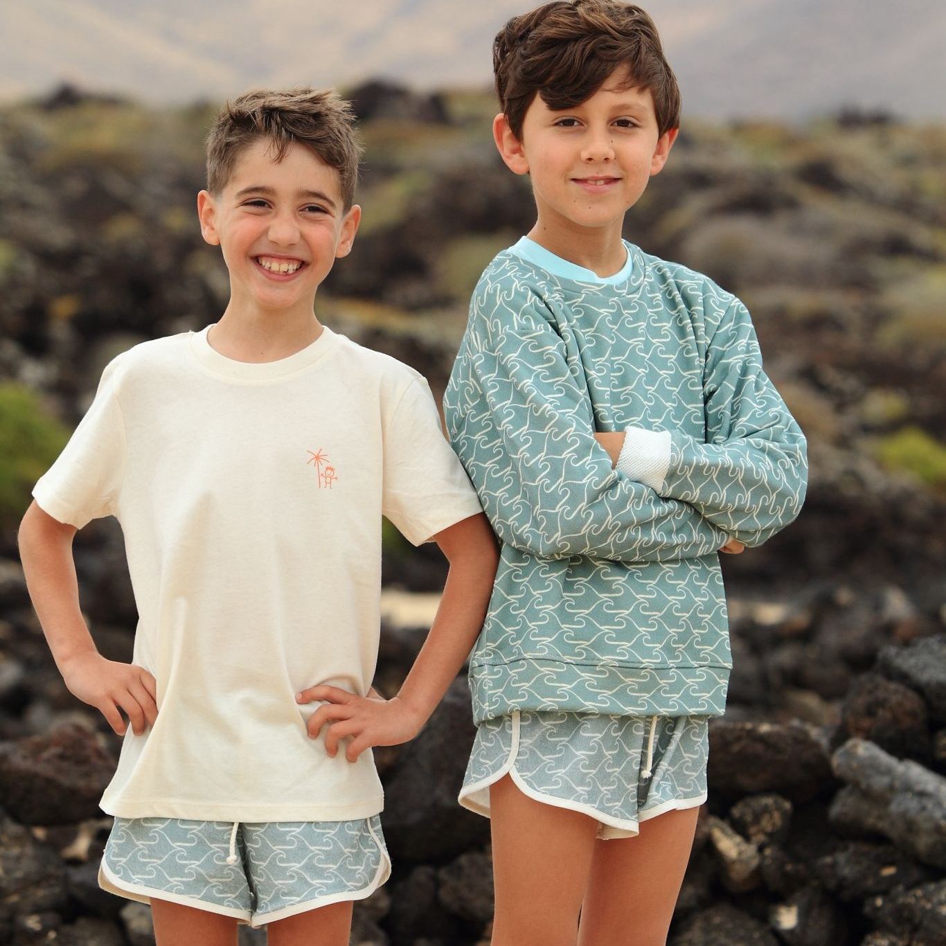 Sweater Wave - Pequeño Palmero