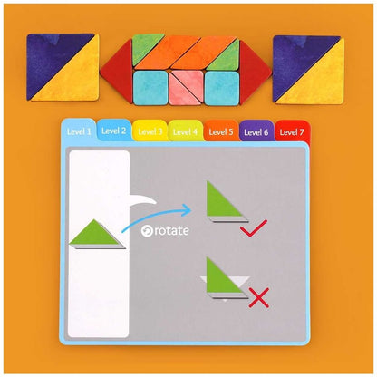 Tangram magnético Kit avanzado MierEdu