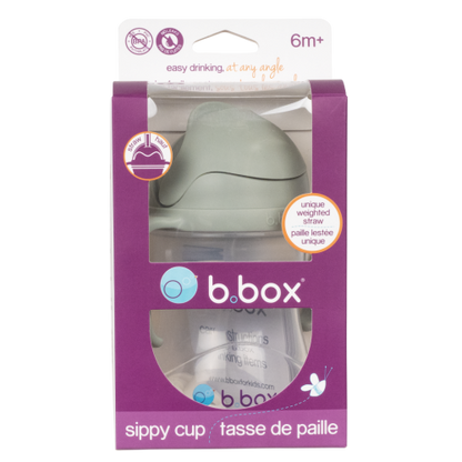 Taza con pajita flexible Sage - B.Box