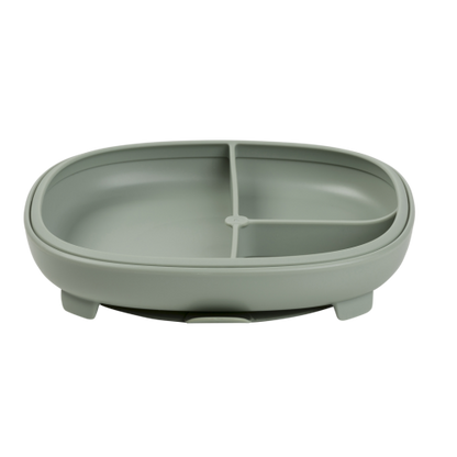 Plato 2 en 1 con ventosa y compatimentos extraíbles Sage - B.Box