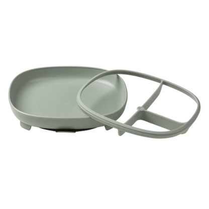 Plato 2 en 1 con ventosa y compatimentos extraíbles Sage - B.Box