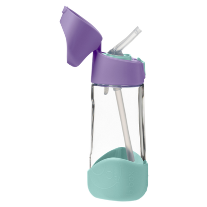 Botella tritán con pajita 450ml Lilac Pop - B.Box