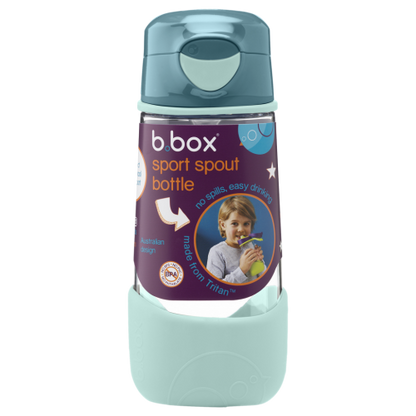 Botella tritán con boquilla y asa 450ml Emerald Forest - B.Box