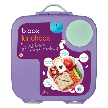 Caja Lunchbox con gel refrigerante Lilac Pop - B.Box