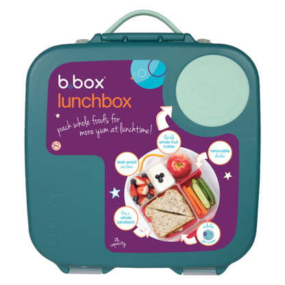Caja Lunchbox con gel refrigerante Emerald Forest - B.Box
