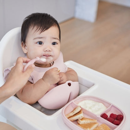 Plato 2 en 1 con ventosa y compatimentos extraíbles Blush - B.Box