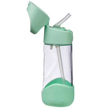 Botella tritán con pajita 450ml Spearmint - B.Box