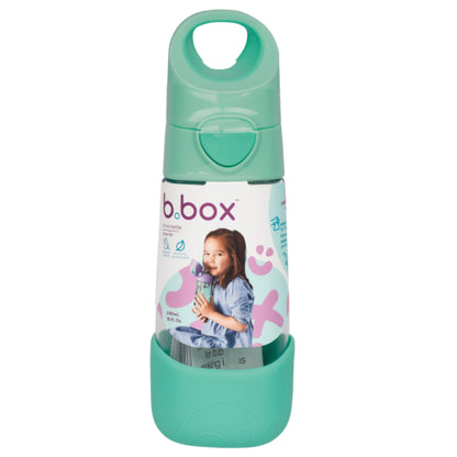 Botella tritán con pajita 450ml Spearmint - B.Box