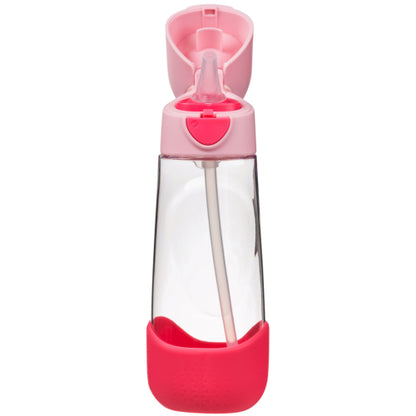 Botella tritán con pajita 600ml Flamingo Fizz - B.Box