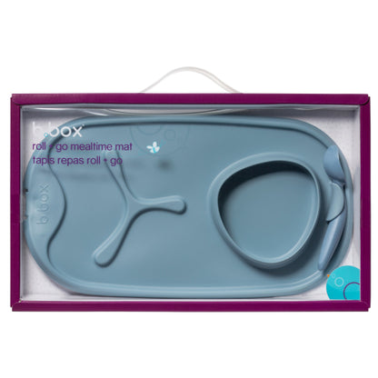 Bandeja silicona Roll + Go con cuchara Ocean - B.Box