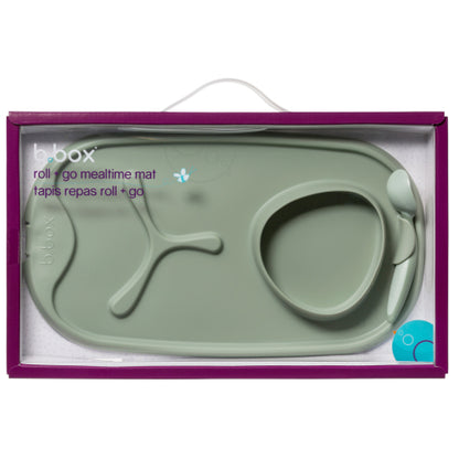 Bandeja silicona Roll + Go con cuchara Sage - B.Box