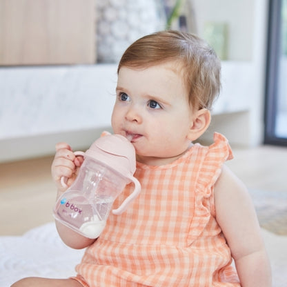 Taza con pajita flexible Blush - B.Box