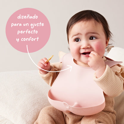 Babero silicona Blush - B.Box