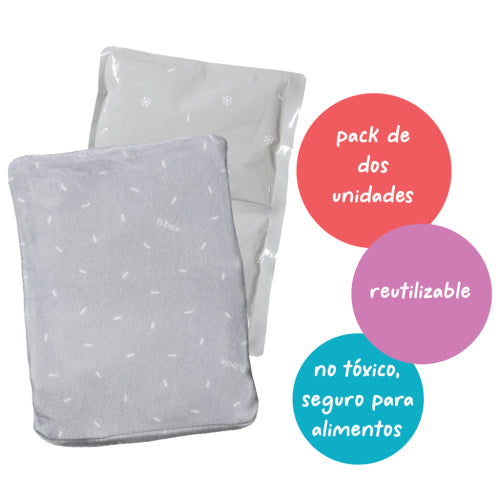 Pack 2 Gel Refrigerante Jumbo con funda textil- B.Box