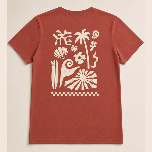 T-shirt Teja Beach - Pequeño Palmero