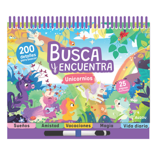 Espiral Busca y Encuentra - Unicornio