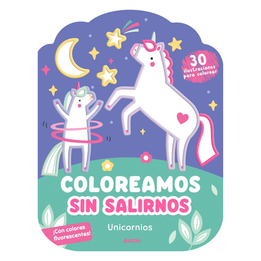 Coloreamos sin salirnos - Unicornios