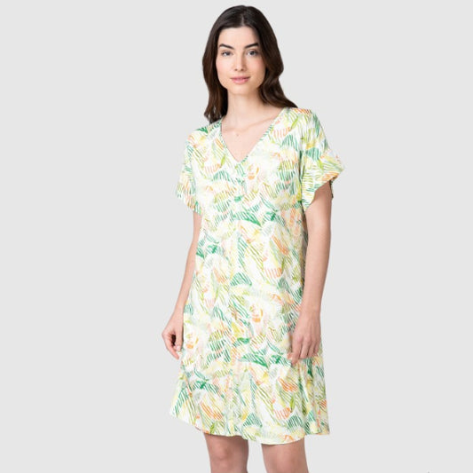 Vestido corto estampado Multicolor - Massana