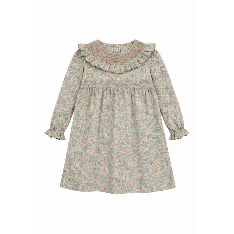 Vestido Flores Manga Larga Atardecer – Babidu